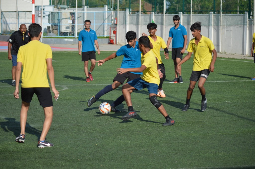 Football and cricket ground at The Academic City School