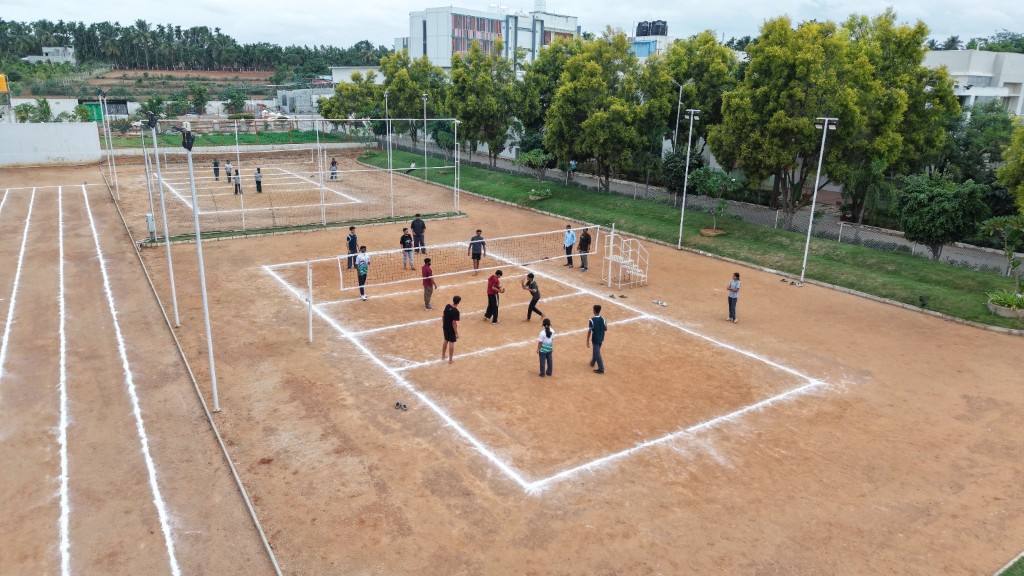 Volleyball on campus
