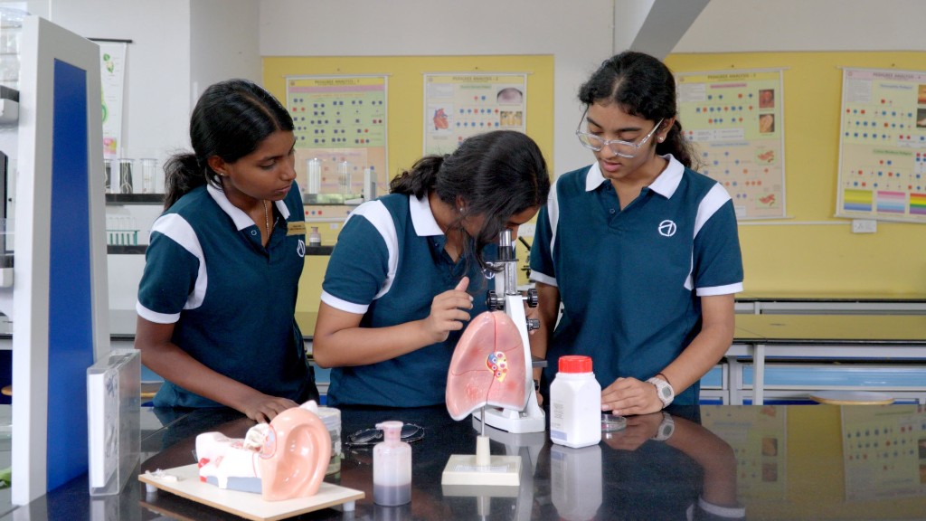 Science lab at TACS