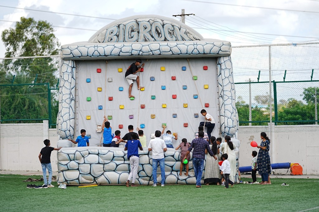 Adventure sports on campus at TACS